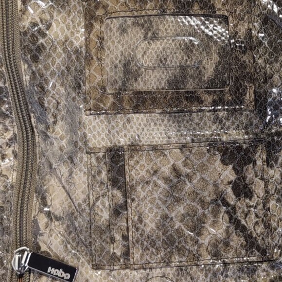 Beautiful Lauren Hobo Wallet Snakeprint Leather - Picture 4 of 6